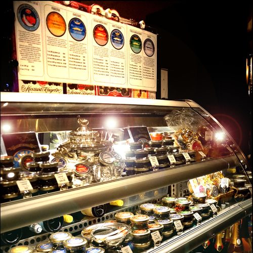 OLMA Caviar Boutique & Bar - Caviar Selection